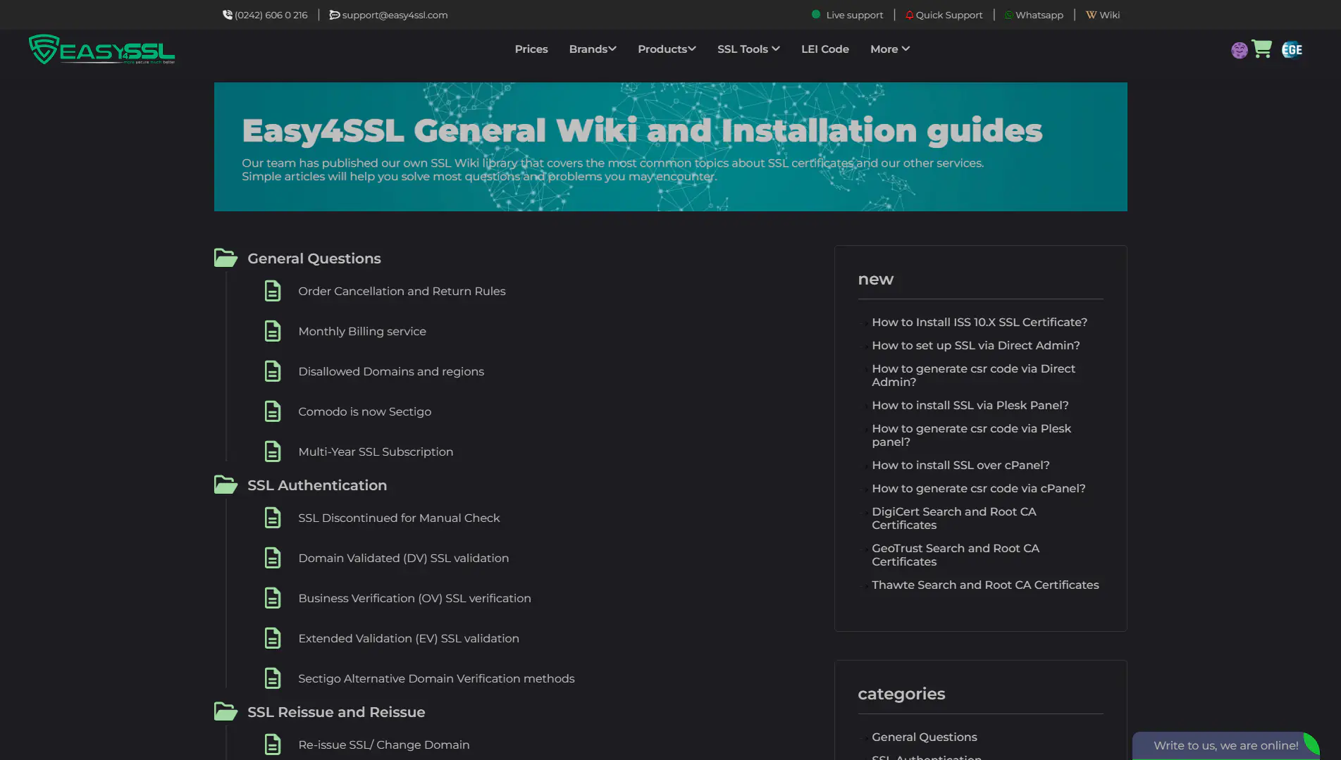Easy4SSL general information and installation guides